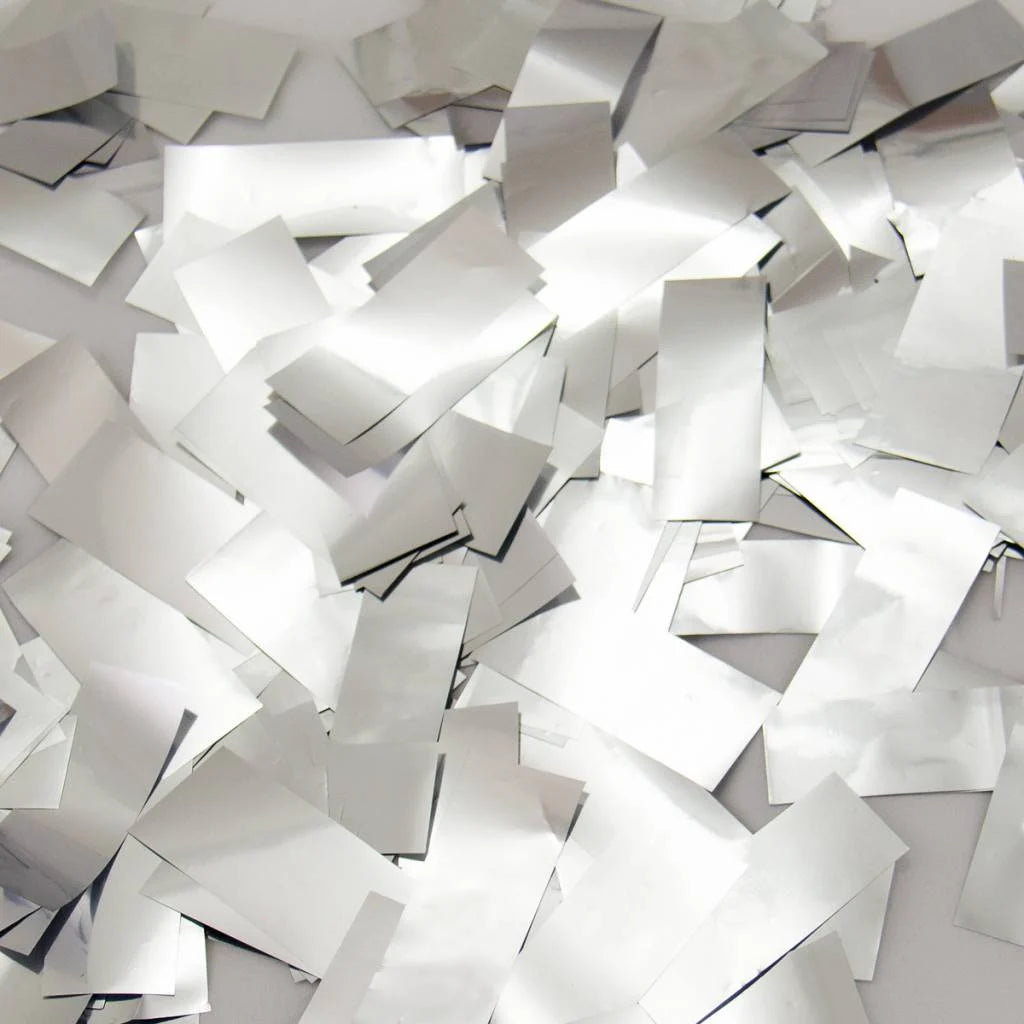 Confetti Party Popper Zilver - 57 cm