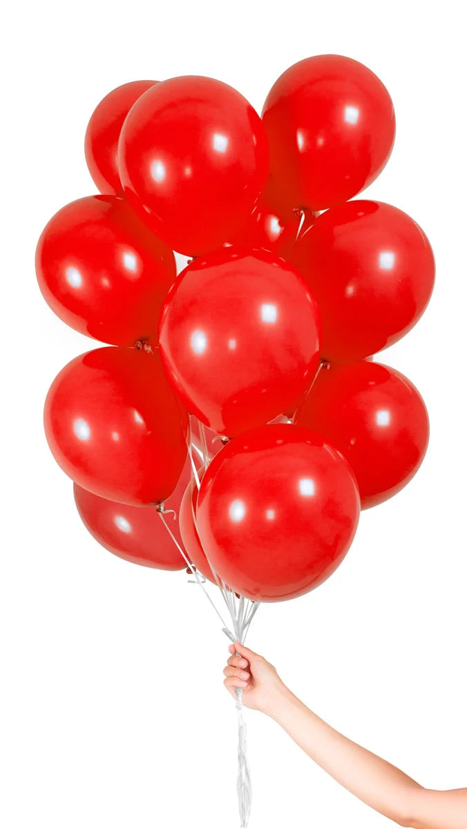 Folatex Metallic Ballonnen Rood 23cm - 30 stuks