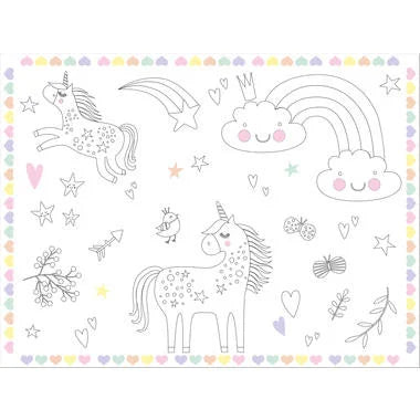 Tafelconfetti Unicorns & Rainbows - 45 stuks