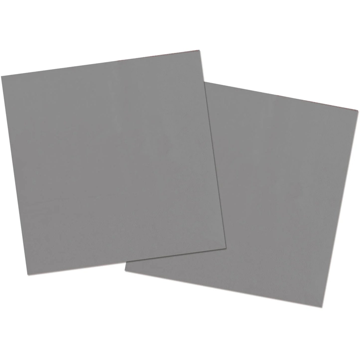 Zilverkleurige Servetten - 20 stuks