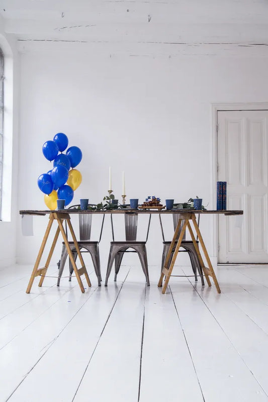 Deluxe Feestpakket Happy Birtday Blauw