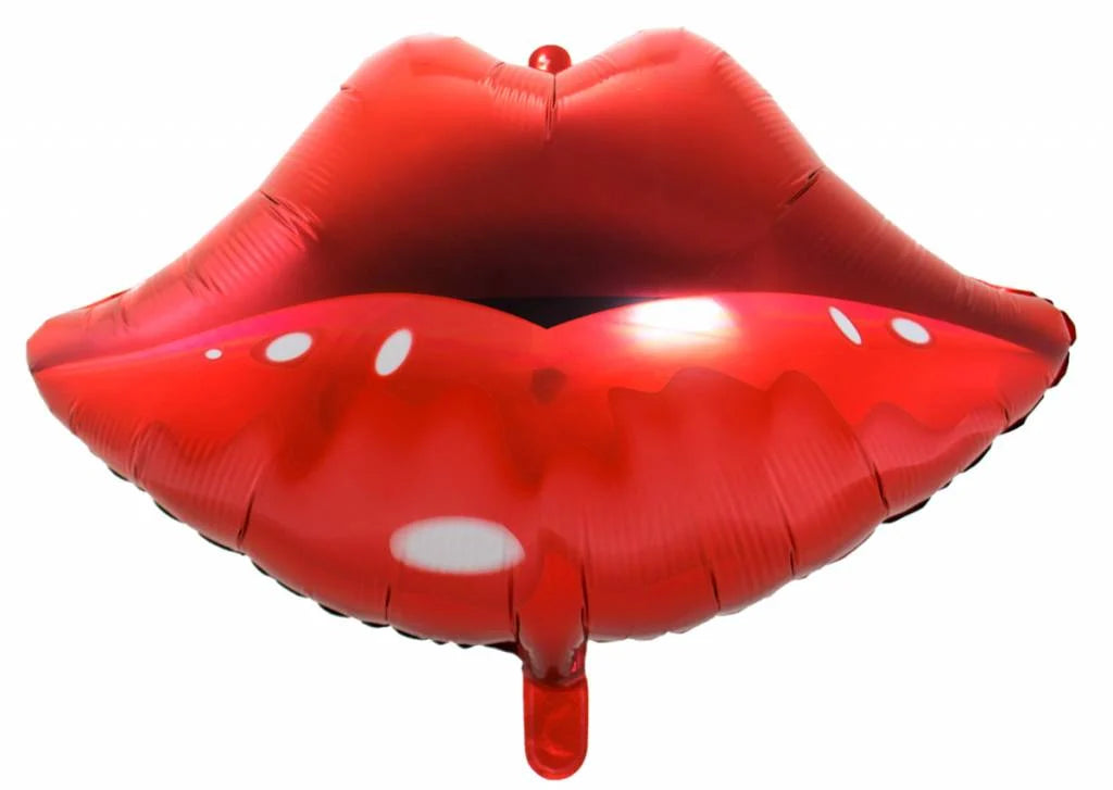 Folie Ballon Rode Lippen 75 cm - per stuk