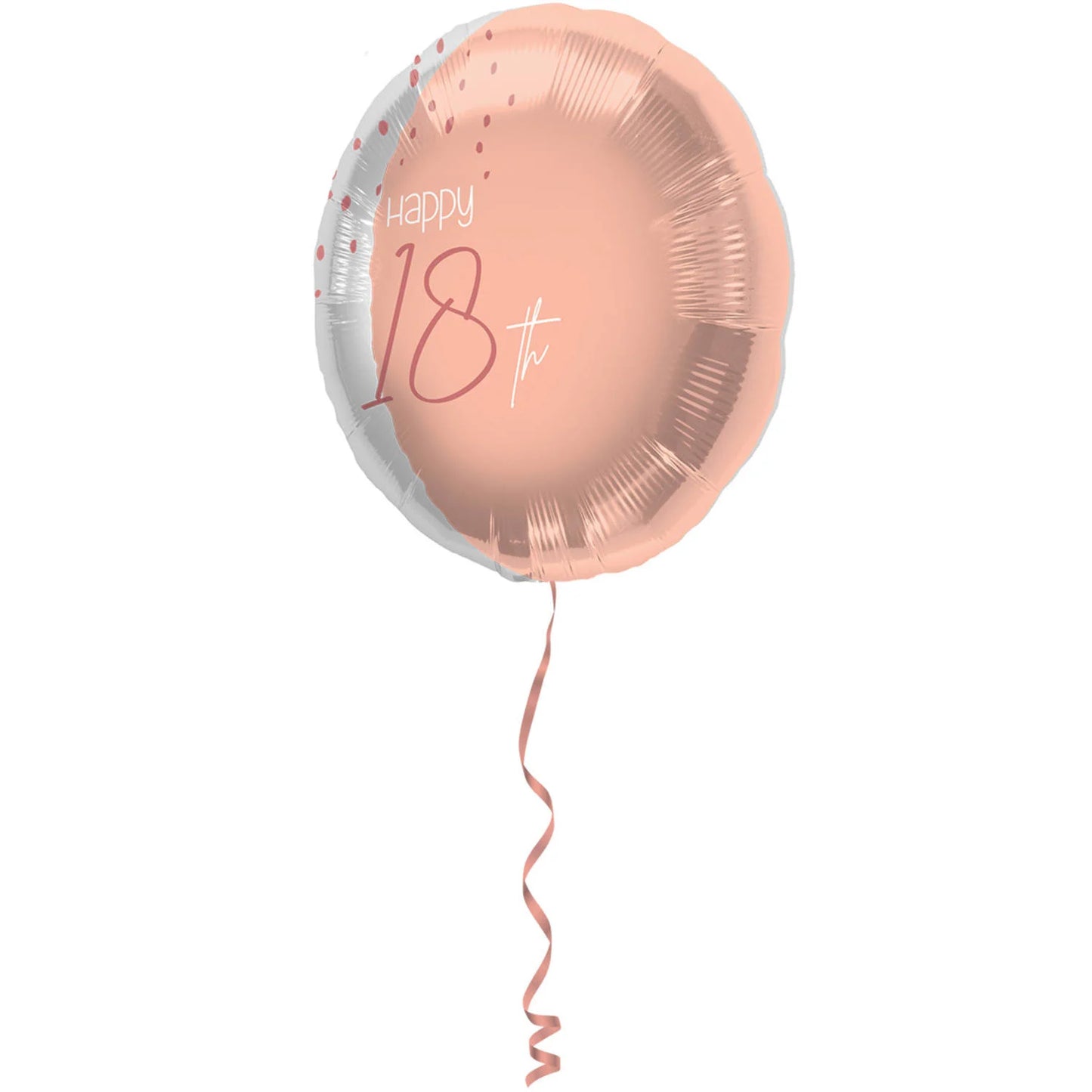 Folieballon Luxe Roze 18 jaar 45cm - Per Stuk