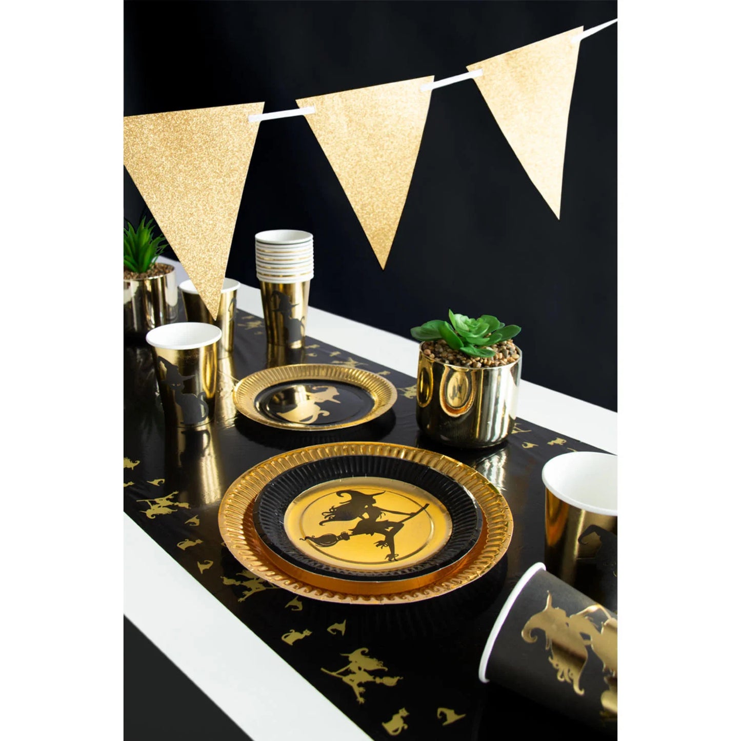 Halloween Tafelloper Heks - 40x180cm