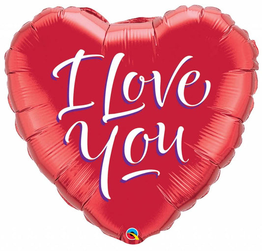Hartjes Ballon I Love You 46cm - Per Stuk