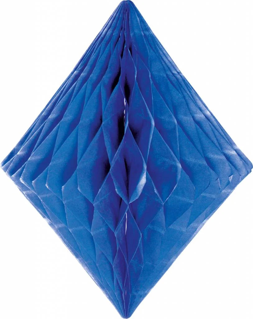 Honeycomb Diamant Blauw 30 cm - per stuk
