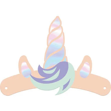 Hoofdbanden Unicorns & Rainbows - 6 stuks