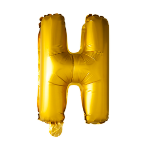 Letter Ballon H Goud - 41cm