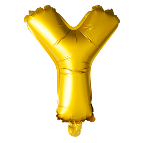 Letter Ballon Y Goud - 41cm
