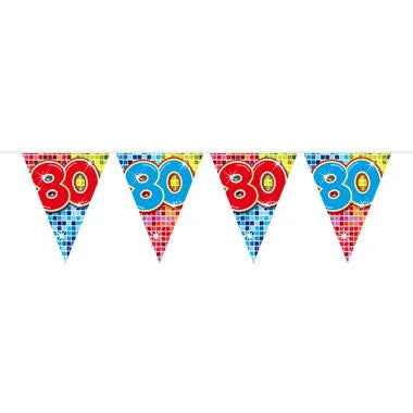 Mini Blokken Slinger 80 jaar - 6 meter