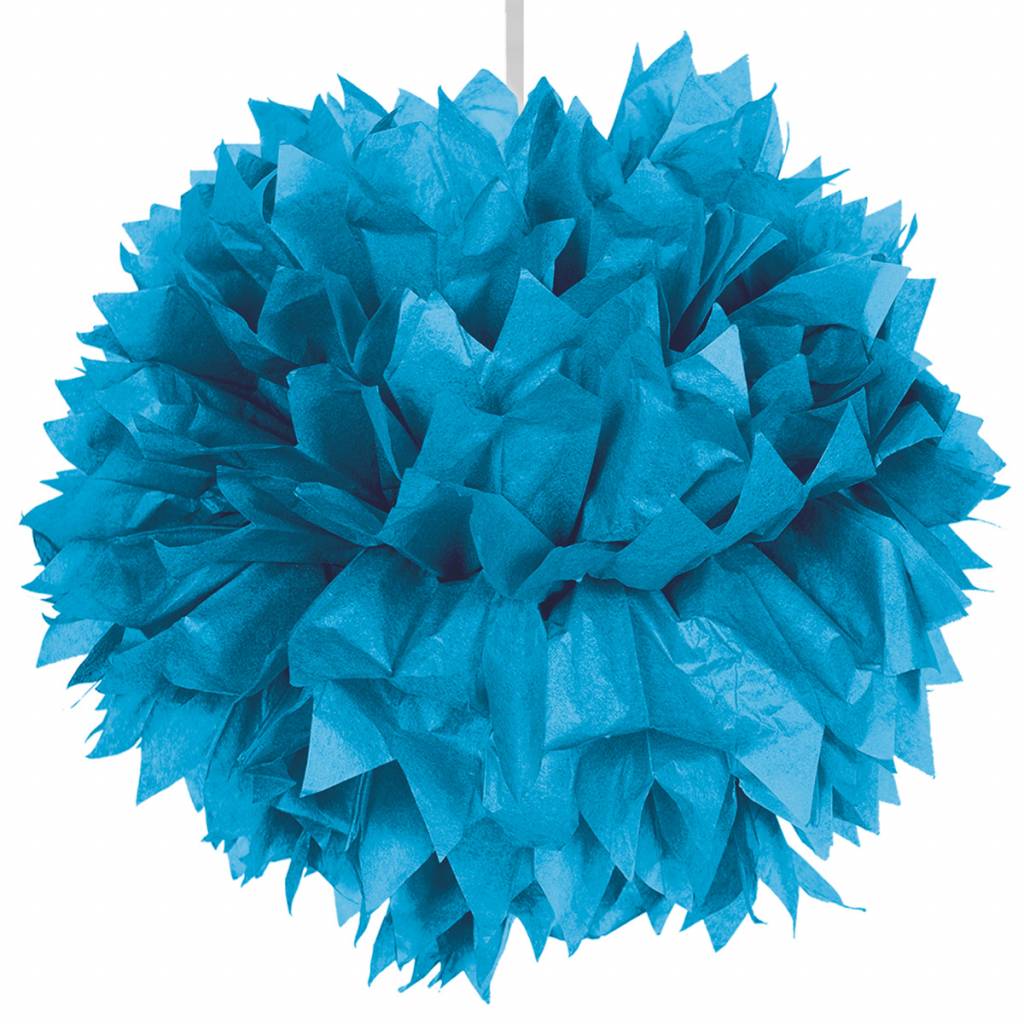 Pompom Azuur Blauw - per stuk