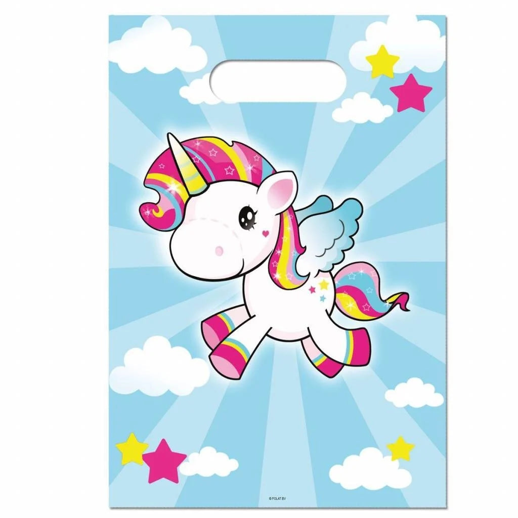 Unicorn Uitdeelzakjes - 8 stuks