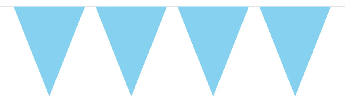 Vlaggenlijn Baby Blauw - 10 meter