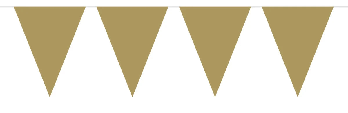 Vlaggenlijn Goud - 10 meter