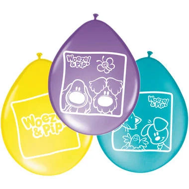 Woezel en Pip Ballonnen 30cm - 8 stuks