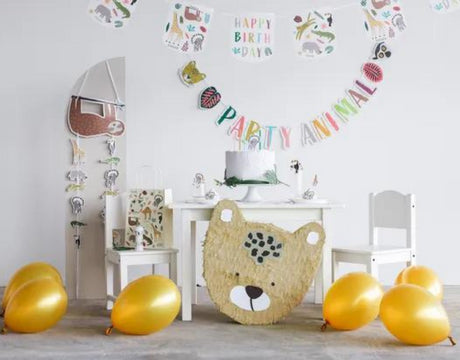 Zoo Party Stickers Bellenblaas - 6 stuks