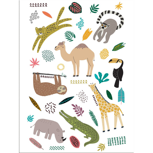 Zoo Party Tatoeages - 30 stuks